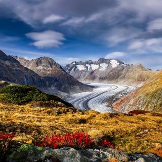 Alps summer 4k wallpaper