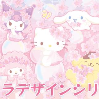 Sanrio spring desktop wallpaper