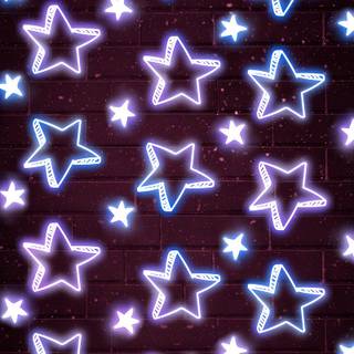 Neon doodle wallpaper