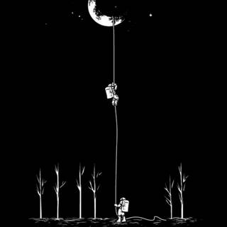 Black and white 4k iPhone wallpaper