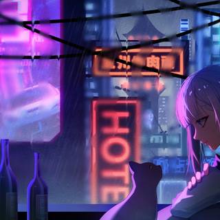 Lucy Cyberpunk 4k wallpaper