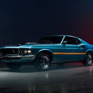 Old Mustang 4k wallpaper