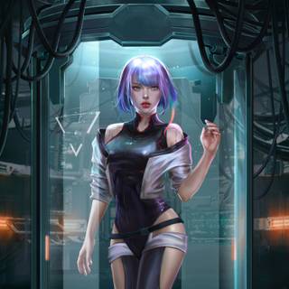 Lucy Cyberpunk: Edgerunners wallpaper