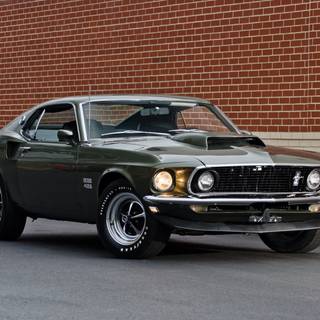 Old Mustang 4k wallpaper