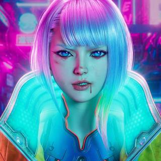 Lucy Cyberpunk 4k wallpaper