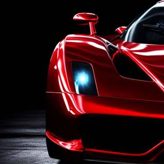 Red car phone 4k wallpaper