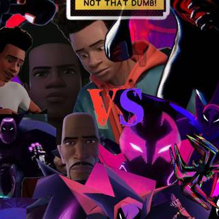 Miles and Prowler wallpaper