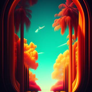 Retro 4k phone wallpaper