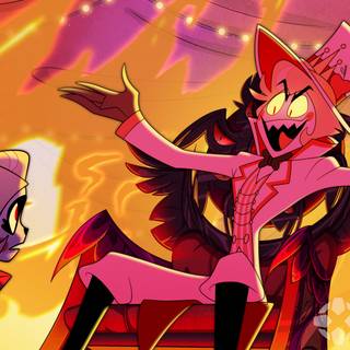 Lucifer Morningstar Hazbin Hotel wallpaper