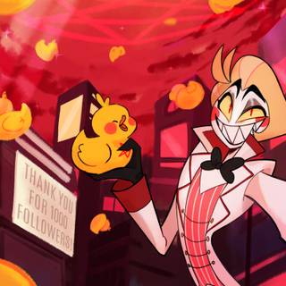 Lucifer Morningstar Hazbin Hotel wallpaper