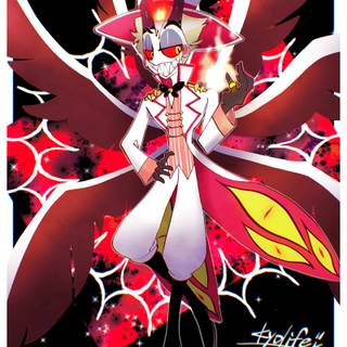 Lucifer Morningstar Hazbin Hotel wallpaper