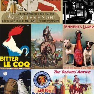 Beer vintage wallpaper