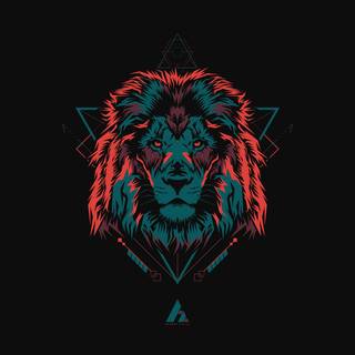 Lion design wallpaper