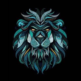 Lion design wallpaper
