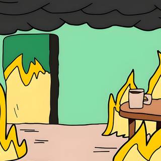 Everything is fine wallpaper