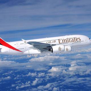 Emirates flight wallpaper