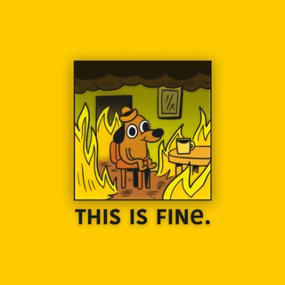 Everything is fine wallpaper
