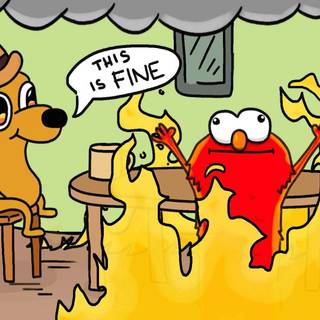 Everything is fine wallpaper