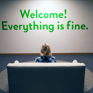 Everything is fine wallpaper