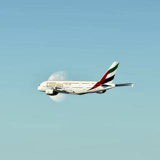 Emirates flight wallpaper