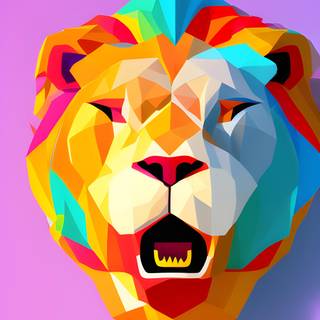 Lion design wallpaper