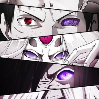 Naruto all eyes wallpaper