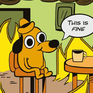 Everything is fine wallpaper