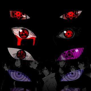 Naruto all eyes wallpaper