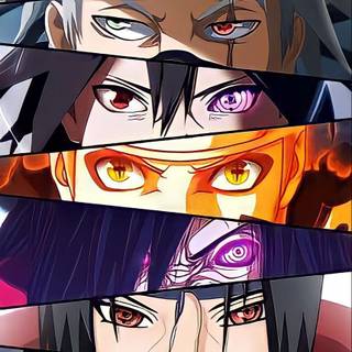 Naruto all eyes wallpaper