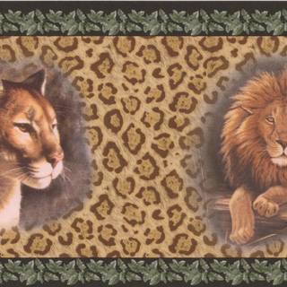 Lion design wallpaper