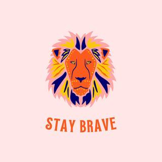 Lion design wallpaper