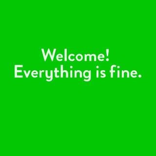 Everything is fine wallpaper