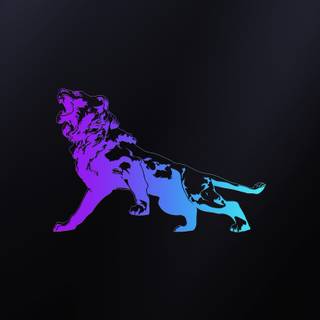Lion design wallpaper
