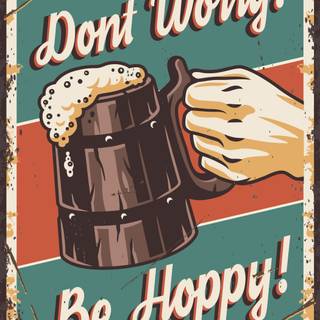 Beer vintage wallpaper