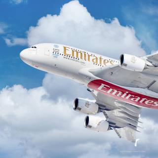 Emirates flight wallpaper