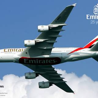 Emirates flight wallpaper
