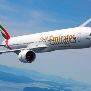 Emirates flight wallpaper