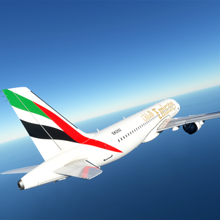 Emirates flight wallpaper