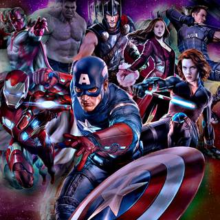 Marvel cartoon 4k wallpaper