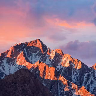 4k mountain sunset wallpaper