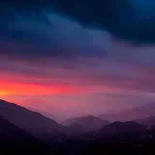4k mountain sunset wallpaper