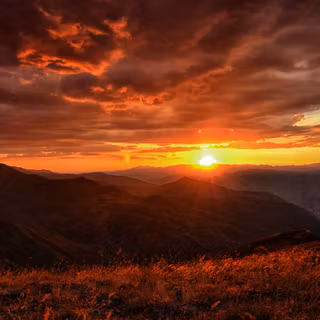 4k mountain sunset wallpaper