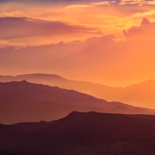 4k mountain sunset wallpaper
