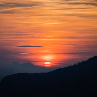 4k mountain sunset wallpaper