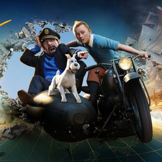 Tintin 4k wallpaper