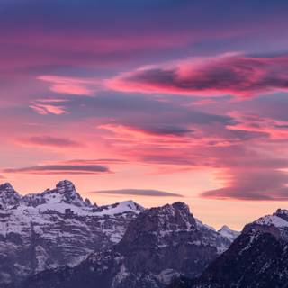 4k mountain sunset wallpaper