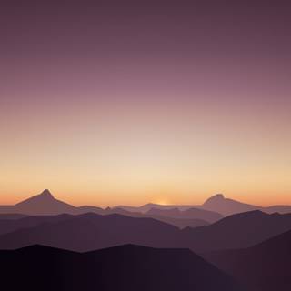 4k mountain sunset wallpaper