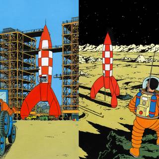 Tintin 4k wallpaper