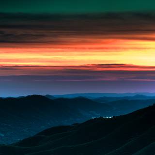 4k mountain sunset wallpaper