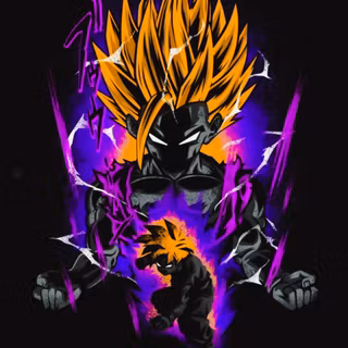 Gohan Teen iPhone wallpaper